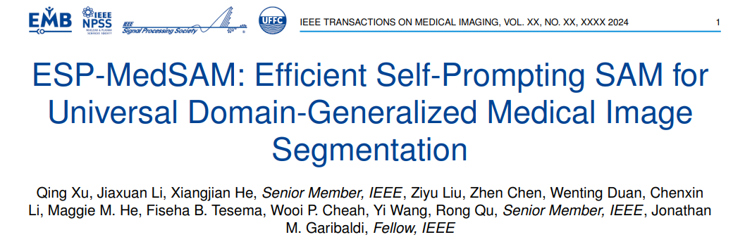 0-ESP-MedSAM: Efficient Self-Prompting SAM for Universal Domain-Generalized Medical Image Segmentation