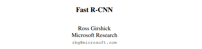 0-Fast R-CNN
