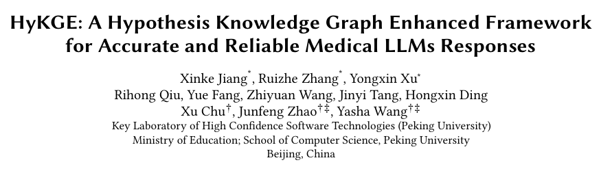 0-HyKGE AHypothesis Knowledge Graph Enhanced Framework