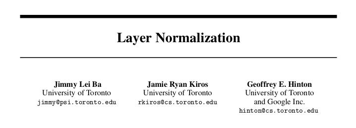 0-Layer Normalization