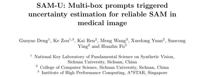 0-SAM-U: Multi-box prompts triggered uncertainty estimation for reliable SAM in medical image
